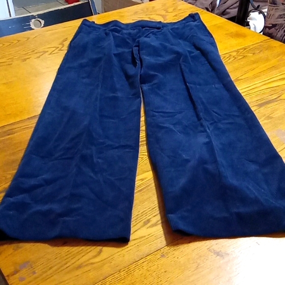 FRENCH CONNECTION 8 Women's Pants CORDUROY PREOWNED USED Navy Blue - Picture 2 of 13
